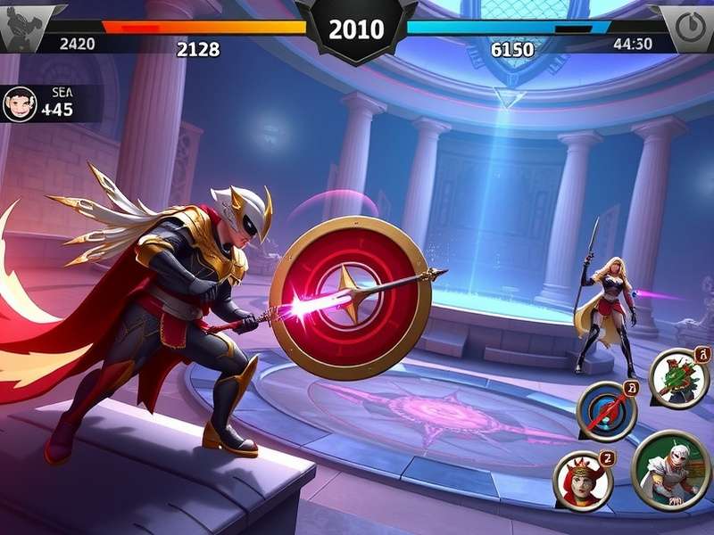 Champion Mace Hero Tournament Scene